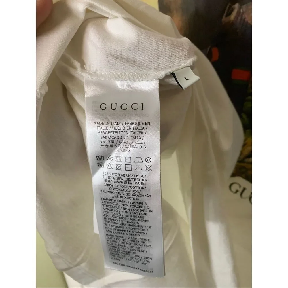 GUCCI Marc Burckhardt Luxury Garden t shirt men's size large